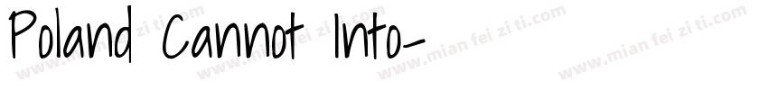 Poland Cannot Into字体转换